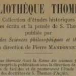 Avoir la crainte de Dieu est une bonne chose - Thomisme