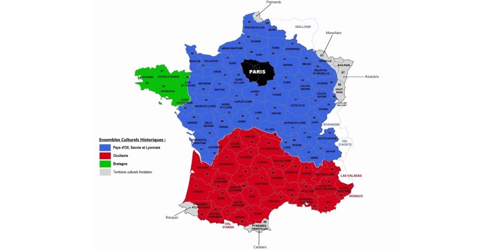 France-Occitanie, pays d'Oïl et d'Oc - Intégralisme Organique