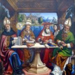 « Les Quatre Docteurs de l’Église » par Pier Francesco Sacchi