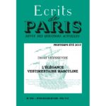 L’élégance vestimentaire masculine par David Veysseyre (Écrits de Paris)