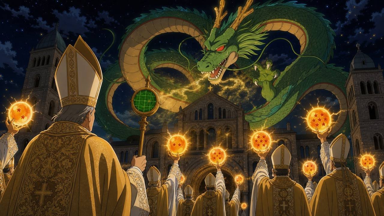 🐉 #Shenron2028 : les 7 boules de cristal et le Pape !