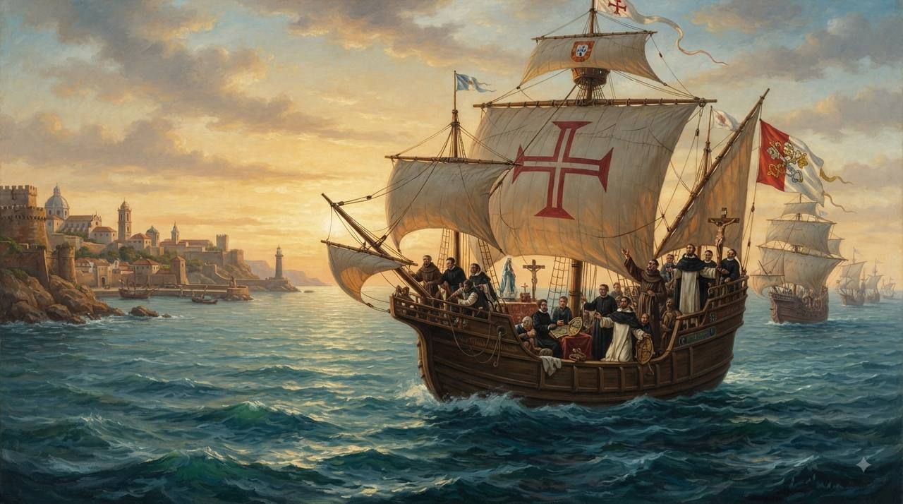 L'empire européen des ondes sacrées : expansive, maritime et missionnaire dominant l'abîme